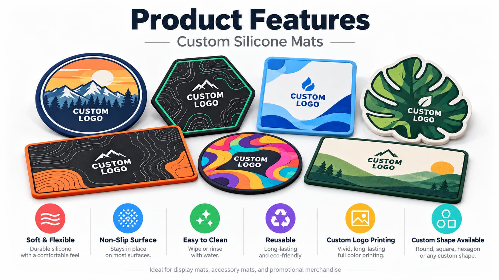 custom dab mat non-stick